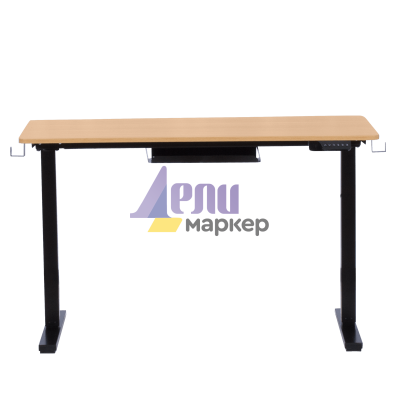 Ергономично регулируемо бюро Carmen CR- 4824 - бук-черен