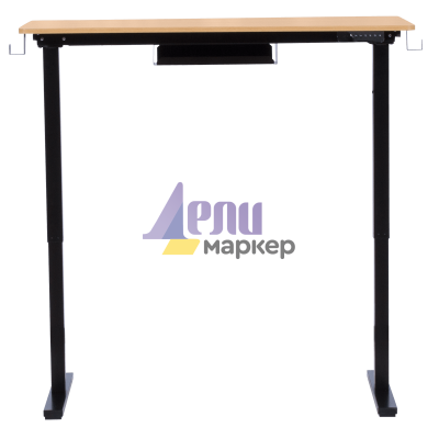 Ергономично регулируемо бюро Carmen CR- 4824 - бук-черен
