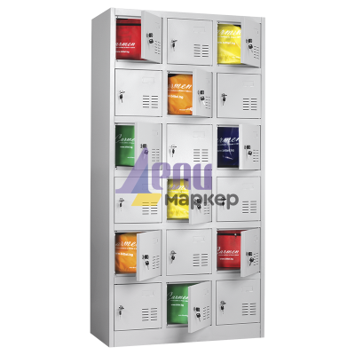 Метален шкаф Carmen CR-1261 JZ - сив