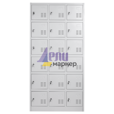 Метален шкаф Carmen CR-1261 JZ - сив