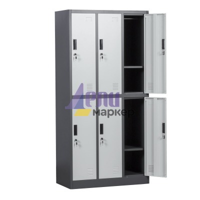 Метален шкаф Carmen CR-1243 E К SAND - графит - сив