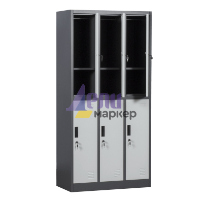 Метален шкаф Carmen CR-1243 E К SAND - графит - сив