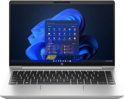 Лаптоп HP ProBook 440 G10, Core i5-1335U(up to 4.6GHz/12MB/10C), 14" FHD UWVA AG, 8GB 3200Mhz 1DIMM, 512GB PCIe SSD, WiFi 6E + BT5.3, FPR, Backlit Kbd, 3C Batt, Free DOS, 3Y NBD On Site