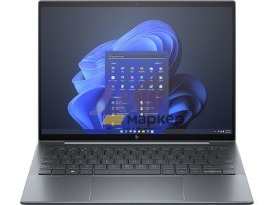 Лаптоп HP Dragonfly G4 Slate blue, Core i7-1355U(up to 5GHz/12MB/10C), 13.5" AG IPS 1000nits Sure View, 32GB 6400Mhz On board, 1TB PCIe SSD, WiFi6E+BT5.3, Intel 5000 5G, Backlit Kbd, 6C Batt, Win 11 Pro, 3Y NBD On Site + HP 435 WiFi Mouse