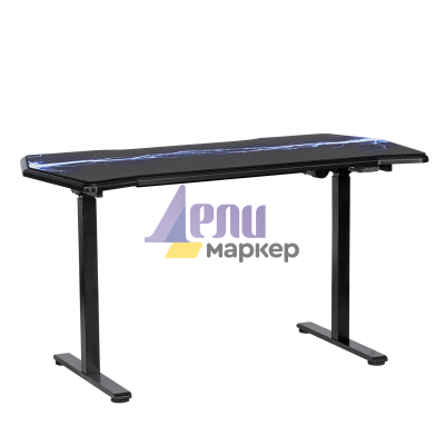 Ергономично геймърско бюро Carmen CR-116 G - черно - син