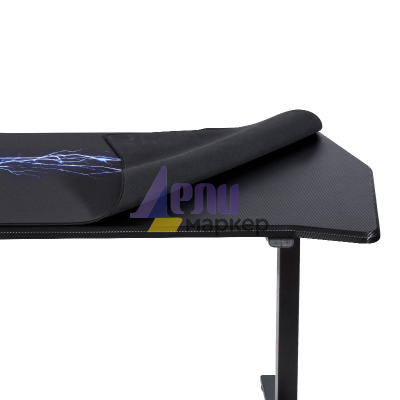 Ергономично геймърско бюро Carmen CR-116 G - черно - син