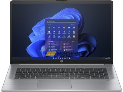 Лаптоп HP 470 G10 Asteroid Silver, Core i5-1335U(up to 4.6GHz/12MB/10C), 17.3" FHD IPS AG 300nits, 16GB 3200Mhz 1DIMM, 512GB PCIe SSD, WiFi 6 + BT 5.3, Backlit Kbd, 3C Batt, Free DOS