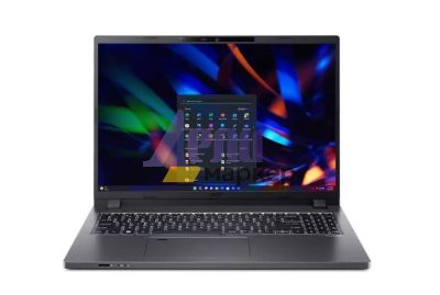 Лаптоп Acer Travelmate TMP216-51-TCO-75L8, Core i7-1355U, (3.7GHz up to 5.0Ghz, 12MB), 16" IPS SlimBezel (WUXGA 1920 x 1200), 1*16GB DDR4, 1024GB PCIe NVMe SSD, 1x M.2, 1x 2.5" HDD, Intel UMA, FHD cam, FPR, Wi-Fi 6E, BT, KB Backlit, Win 11 Pro, Gray, 3Y W