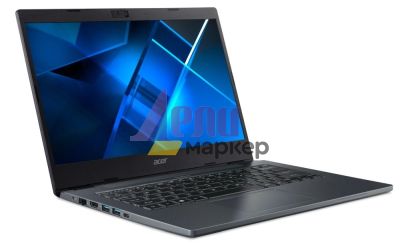 Лаптоп Acer Travelmate TMP413-51-TCO-72TK, Core i7-1355U (1.7GHz up to 5.0Ghz, 12MB), 13.3" IPS (WUXGA 1920x1200), 1*16GB DDR4, 1024GB PCIe NVMe SSD, Intel UMA, HD cam, TPM 2.0, FPR, Wi-Fi 6E, BT, NO OS, 3Y Warranty