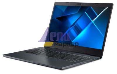 Лаптоп Acer Travelmate TMP413-51-TCO-72TK, Core i7-1355U (1.7GHz up to 5.0Ghz, 12MB), 13.3" IPS (WUXGA 1920x1200), 1*16GB DDR4, 1024GB PCIe NVMe SSD, Intel UMA, HD cam, TPM 2.0, FPR, Wi-Fi 6E, BT, NO OS, 3Y Warranty