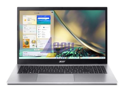 Лаптоп Acer Aspire 3, A315-59-520M, Intel Core i5 1235U (up to 4.4GHz, 12MB), 15.6" FHD (1920x1080) IPS SlimBezel AG, Cam&Mic, 8GB DDR4 (2x4GB), 512GB SSD PCIe, Intel UMA Graphics, 802.11ac + BT, No OS, Silver