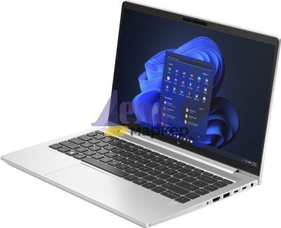 Лаптоп HP EliteBook 640 G10 Pike Silver, Core i5-1335U(up to 4.6GHz/12MB/10C), 14" FHD IPS AG, 16GB 3200Mhz 1DIMM, 512GB PCIe NVMe SSD, WiFi 6E + BT 5.3, FPR, Smart Card Reader, Intel XMM 7560 R+ LTE, Backlit Kbd, 3C Batt, Win 11 Pro, 3Y NBD On Site