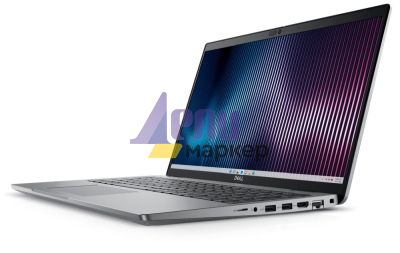 Лаптоп Dell Latitude 5540, Intel Core i7-1365U vPro (12 MB cache, 10 cores, up to 5.2 GHz), 15.6" FHD (1920x1080)  AG IPS 250nits, 16 GB, 2 x 8 GB, DDR4, 3200 MT/s, 512 GB SSD PCIe M.2, Integrated Graphics, FHD Cam and Mic, WiFi 6E, FPR, Backlit Kb, Win 1