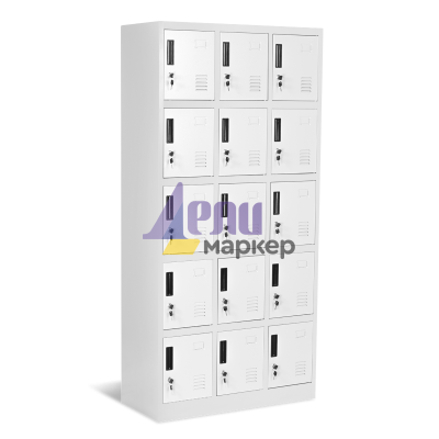 Метален шкаф Carmen CR-1245 L - сив