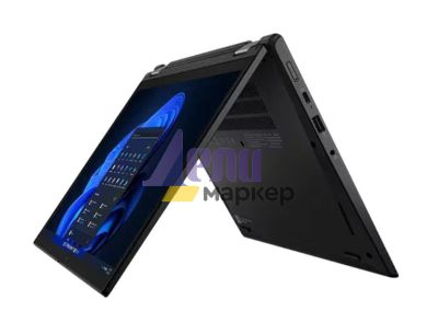 Лаптоп Lenovo ThinkPad L13 Yoga G4 Intel Core i7-1355U (up to 5.GHz, 12MB), 16GB LPDDR5 4800MHz, 512GB SSD, 13.3" WUXGA (1920x1200) IPS AR, Touch, Intel Iris Xe Graphics, Front FHD+IR Hybrid Cam, Backlit KB, Pen, WLAN, BT, SCR, FPR, Win11Pro, 3Y