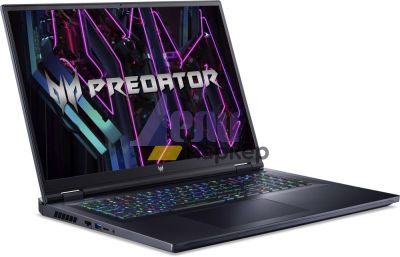 Лаптоп Acer Predator Neo PHN18-71-7972, Intel Core i7-14650HX (up to 5.10GHz, 30MB), 18" WQXGA (2560x1600) IPS 165Hz, 16GB DDR5 5600MHz, 1024GB PCIe NVMe SED SSD, RTX 4060 8GB GDDR6, Wi-Fi 6 AX INTEL Killer, BT, HDcam+mic, RGB-backlit Kb, Black, No OS