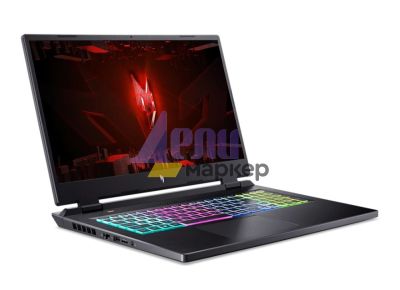 Лаптоп Acer Nitro 5, AN16-41-R561, Ryzen 7 7840HS (3.80GHz up to 5.10GHz, 24MB), 16" WUXGA (1920x1200) IPS, 165Hz DDS, 16GB DDR5 5600MHz, 1024GB PCIe NVMe SED SSD, RTX 4060 8GB GDDR6, Wifi 802.11AX  6E, BT, Micro SD, HD Cam+mic, Backlit KB, No OS, Black