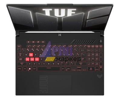 Лаптоп Asus TUF A16 FA607PI-N3010,AMD Ryzen 9 7845HX  ,16" FHD+ (1920 x 1200) 165 Hz,16GB DDR5 ,1TB , RTX 4070  8GB GDDR6,Wi-Fi 6(802.11ax) ,Backlit Chiclet Keyboard 1-Zone RGB,NO OS,Mecha Gray