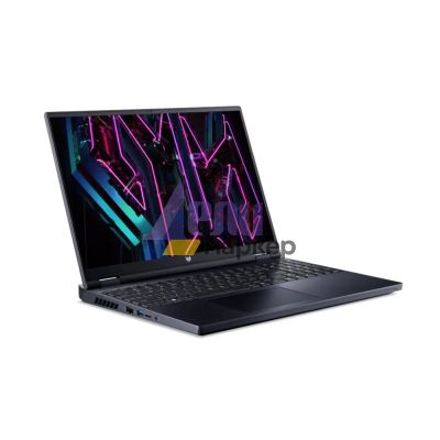 Лаптоп Acer Predator, PH16-71-73ZB, Intel Core i7-13700HX (3.70GHz up to 5.00GHz, 54MB), 16" WQXGA (2560x1600) IPS 240Hz, 16GB DDR5 4800MHz(1 slot free), 1024GB PCIe, RTX 4070 8GB GDDR6, WIFI 6E BT INTEL Killer, MicroSD, FHDcam+mic, RGB-backlit Kb, Win 11