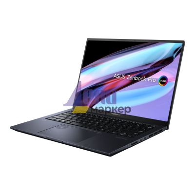 Лаптоп Asus Zenbook Pro OLED UX6404VV-OLED-P941X, INTEL I9-13900H, OLED 14.5" WQXGA+ (2880 x 1800) 16:10, 32GB LPDDR5(16ON BD),1TB SSD, RTX 4060 8GB GDDR6,DIALPAD,Windows 11 Pro, Bag, Tech Black