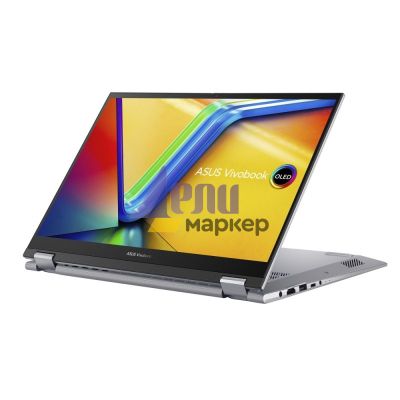 Лаптоп Asus Vivobook S Flip OLED TP3402VA-KN310W,Intel i5-13500H,14"OLED, 2.8K (2880 x 1800) Touch, DDR4 16GB,512 GB SSD, Windows 11 Home, Silver