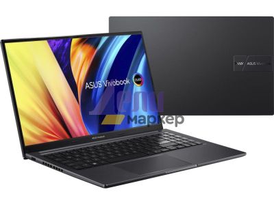 Лаптоп Asus Vivobook 15 OLED X1505ZA-MA255W, I7-12700H ,15.6" (2880X1620),16:9 OLED ,16GB 512GB SSD,Intel Iris UMA Graphics Windows 11, Indie Black
