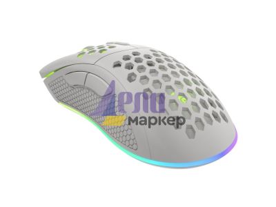 Мишка Genesis Light Weight Gaming Mouse Krypton 550 8000 DPI RGB Software White