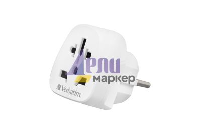 Адаптер Verbatim WTEU-02 World to Europe Travel Adapter Plug