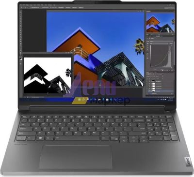 Лаптоп Lenovo ThinkBook 16p G4 Intel Core i9-13900H (up to 5.4GHz, 24MB), 32GB (16+16) DDR5 5200MHz, 1TB SSD, 16" 3.2K (3200x2000) IPS AG, NVIDIA GeForce RTX 4060/8GB, WLAN, BT, 1080p&IR Cam, Color Calibration, Backlit KB, FPR, Storm Grey, Win11Pro, 3Y