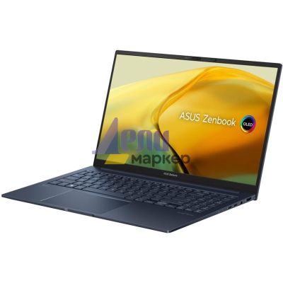 Лаптоп Asus Zenbook UM3504DA-MA280W, AMD Ryzen 5 7535U, 15.6" OLED, (2880 x 1620), 16GB, 512GB  SSD, Windows 11, Blue