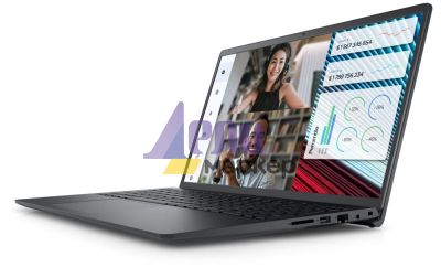 Лаптоп Dell Vostro 3520, Intel Core i3-1215U (10 MB Cache up to 4.40 GHz), 15.6" FHD (1920x1080) AG 120Hz WVA 250nits, 8GB, 1x8GB DDR4, 512GB PCIe M.2, UHD Graphics, HD Cam and Mic, 802.11ac, BG KB, Ubunto, 3Y PS