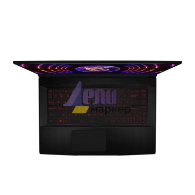 Лаптоп MSI Thin GF63 12VE, i5-12450H (8C/12T, 12 MB, up to 4.40 GHz), 15.6" FHD (1920x1080), 144Hz, IPS-Level, RTX 4050 6GB GDDR6 (Up to 1605MHz), 16GB DDR4 (2x8, 3200MHz), 1TB NVMe SSD Gen4x4, Red Backlit Gaming KBD, NO OS, Black, 1.86 kg
