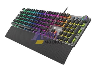 Клавиатура Genesis Mechanical Gaming Keyboard Thor 401 RGB Backlight Brown Switch US Layout Software