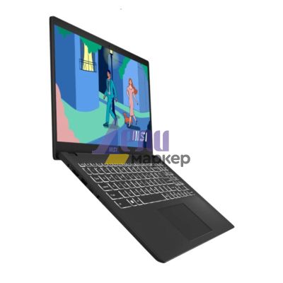 Лаптоп MSI Modern 15 B12MO, 15.6" FHD (1920x1080), 60Hz, IPS-Level, i5-1235U (10C/12T, up to 4.40 GHz, 12 MB), 16GB Onboard DDR4 3200MHz, 512GB NVMe PCIe Gen3x4 SSD, Iris Xe Graphics, WiFi 6, NO OS, (fTPM) 2.0, Single backlight KBD (White), Classic Black,