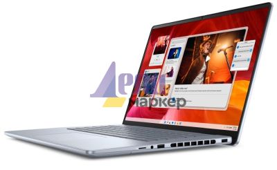 Лаптоп Dell Inspiron 7640, Intel Core Ultra 7 155H (24MB cache, 16 cores, up to 4.8 GHz), 16.0" 16:10 2.5K (2560x1600) AG 300nits WVA, 16GB, 2x8GB, LPDDR5X, 6400MT/s, 1TB M.2 PCIe NVMe, Intel Arc Graphics, Cam and Mic, Wi-Fi 6E, Backlit kbd, Win 11 Home,