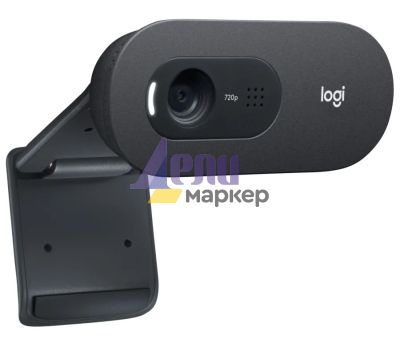 Уебкамера Logitech C505 HD Webcam - BLACK - EMEA