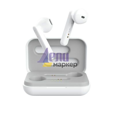 Слушалки TRUST Primo Touch Bluetooth Earphones White