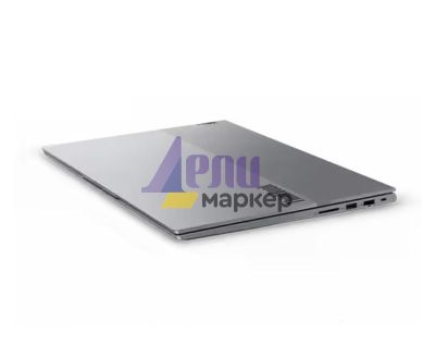 Лаптоп Lenovo ThinkBook 16 G6 Intel Core i5-1335U (up to 4.6GHz, 12MB), 16GB DDR5 5200MHz, 512GB SSD, 16" WUXGA (1920x1200) IPS AG, Intel Iris Xe Graphics, 1080p&IR Cam, WLAN, BT, Backlit KB, FPR, Arctic Grey, DOS, 3Y
