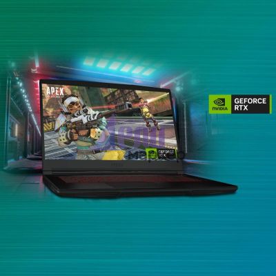 Лаптоп MSI Thin GF63 12UC, i5-12450H (8C/12T up to 4.40 GHz, 12 MB), 15.6" FHD (1920x1080), 144Hz, IPS-Level, 8GB DDR (3200MHz), 512GB NVMe PCIe SSD, RTX 3050 4GB, Intel Wi-Fi 6, BT5.2, 3 cell, 52.4Whr, 2 Year, Red Backlit KBD, NO OS+MSI Gaming Headset