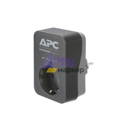 Филтър APC Essential SurgeArrest 1 Outlet Black 230V Germany