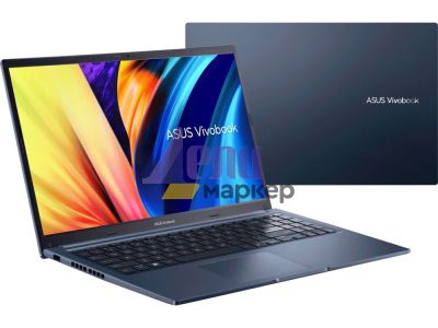 Лаптоп Asus Vivobook X1502ZA-BQ521, Intel I5-1235U, 15.6" FHD,(1920x1080),16GB, SSD 512GB, No OS, Quiet Blue