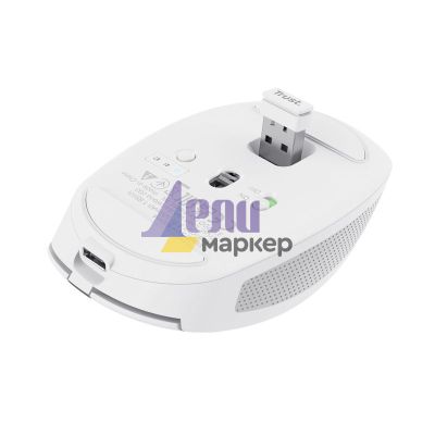 Мишка TRUST Ozaa Compact Wireless Mouse white