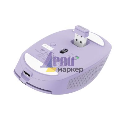 Мишка TRUST Ozaa Compact Wireless Mouse purple