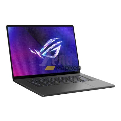 Лаптоп Asus ROG Zephyrus G16 GU605MV-QR142W, Intel Ultra 7 155H ,16``QHD+ 16:10 OLED (2560 x 1600, WQXGA), 240Hz 16 GB LPDDR5X ,1TB PCIe4.,RTX4060 8 GB GDDR6, Wi-Fi 6E(802.11ax),Backlit Chiclet Keyboard 1-Zone RGB, Windows 11 ,Eclipse Gray