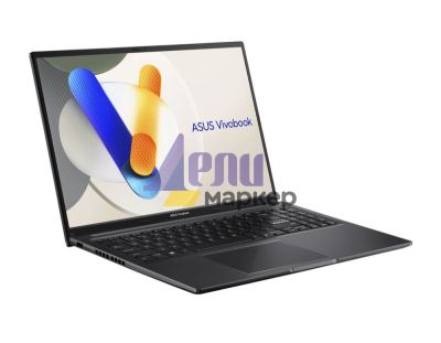 Лаптоп Asus Vivobook X1605VA-MB588, Intel I5-1335U 16" WUXGA(WU) (1920X1200)16:10,16GB,SSD 512GB, Backlit Chiclet Keyboard with Num-keyNo OS, Black