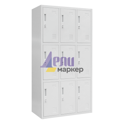 Метален шкаф Carmen CR-1274 K - сив