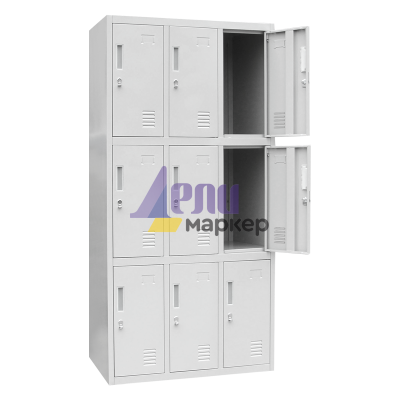 Метален шкаф Carmen CR-1274 K - сив