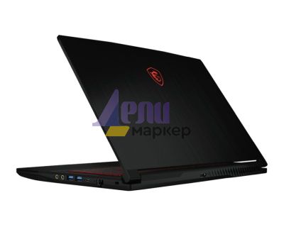 Лаптоп MSI Thin GF63 12UCX, 15.6" FHD (1920x1080), 144Hz, IPS, i5-12450H (8C/12T, 12 MB, up to 4.40 GHz), 8GB DDR4 (3200MHz), 512GB NVMe SSD Gen4x4, RTX 2050 4GB GDDR6, Intel WiFi 6, BT5.2, 3 cell 52.4Whr, Red Backlit Gaming KBD, NO OS, 2Y, Black