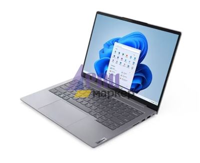 Лаптоп Lenovo ThinkBook 14 G6 Intel Core i5-1335U (up to 4.6GHz, 12MB), 16GB DDR5 5200MHz, 512GB SSD, 14" WUXGA (1920x1200) IPS AG, Intel Iris Xe Graphics, WLAN, BT, FHD&IR Cam, Backlit KB, Arctic Grey, FPR, 3 cell, DOS, 3Y CCI