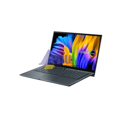 Лаптоп Asus Zenbook Pro OLED UM535QE-OLED-KY731X, AMD Ryzen 7 5800H 3.2 GHz(16M Cache, up to 4.4 GHz) OLED 15.6" FHD IPS (1920x1080)400Nits Glare Touch, 16GB LPDDR4(ON BD), PCIEG3x2 1TB SSD, RTX 3050 Ti 4GB GDDR6,Thunderbolt,TPM,Windows 11 Pro